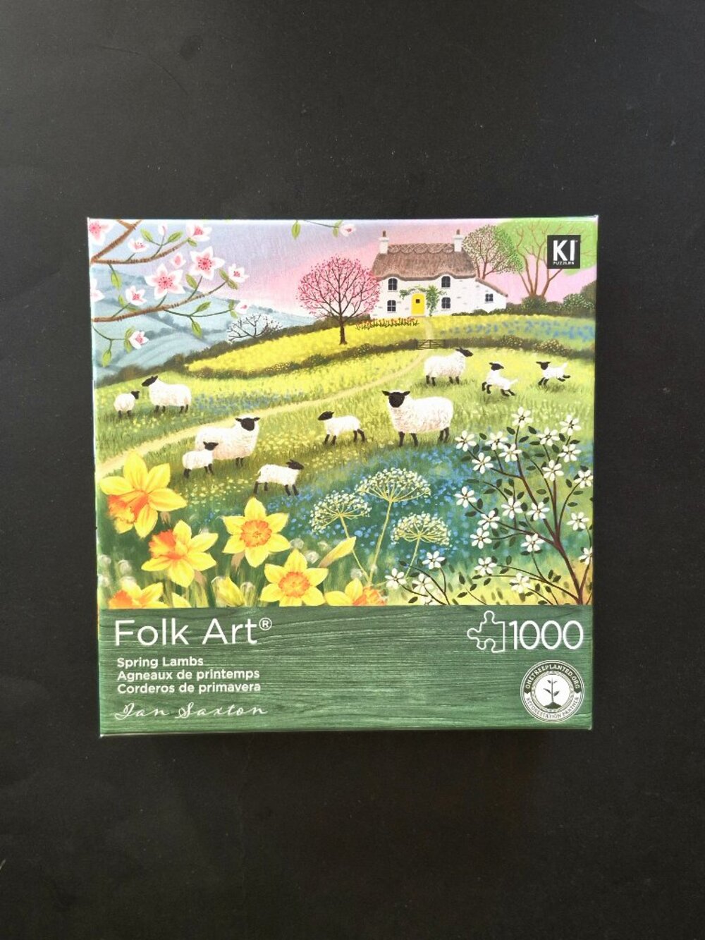 1000 Piece "Spring Lambs" Jigsaw Puzzle